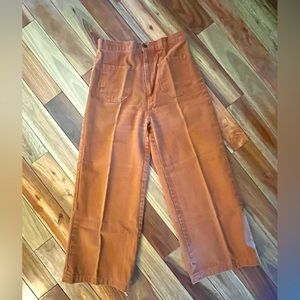 Lykke Wolf canvas wide-leg pant